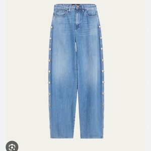 3x1 Nicole studded barrel jeans size 24